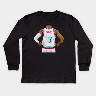 D Wade Vice II Kids Long Sleeve T-Shirt